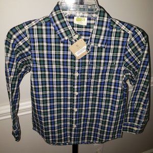 Boys Crazy 8 Button Up Long sleeve shirt